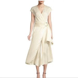 Jay Godfrey Dee Silky Jacquard Jumpsuit
